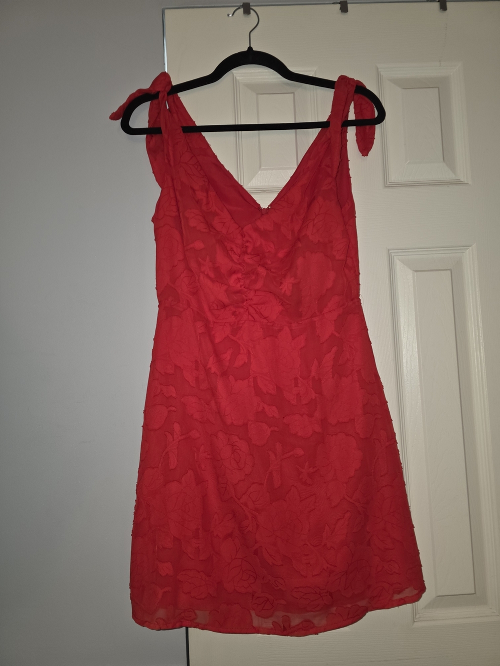 Dynamite Red Floral Dress